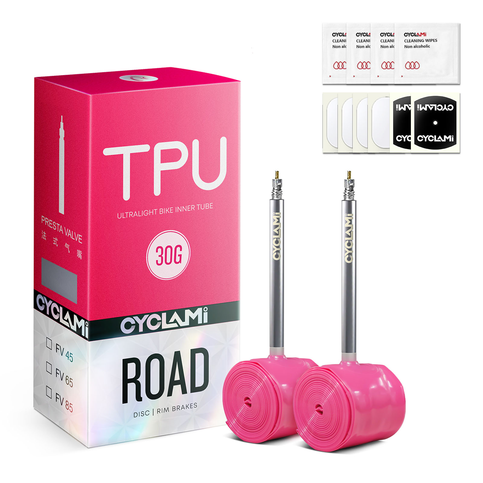 Inner Tube 700C - 2 szt. CYCLAMI Dętka rowerowa ze