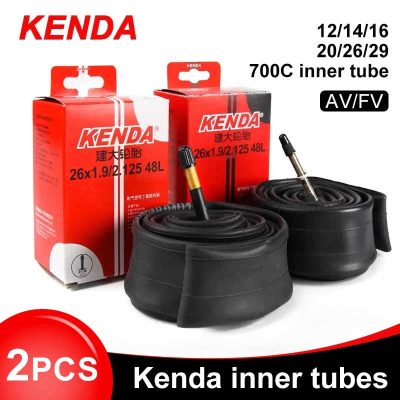 Inner Tube 700C - 2 sztuk KENDA dętka rowerowa 20/26/27.5/29/700c/23C