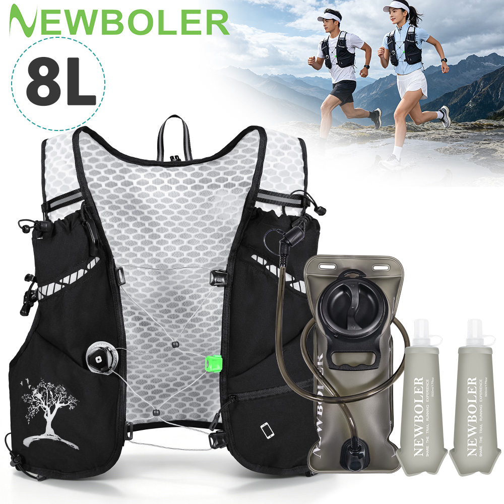 Cycling Commuter Backpack - Nowy plecak do biegania trailowego 8L