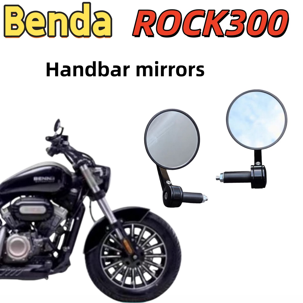 Mirror Handlebar Convex - Lusterko wsteczne Benda Grey Stone ROCK