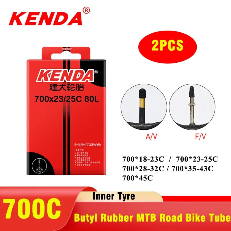 2 SZT. Dętka rowerowa KENDA 70 – Inner Tube 700C recenzja i cena